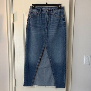 American Eagle Denim Maxi Skirt